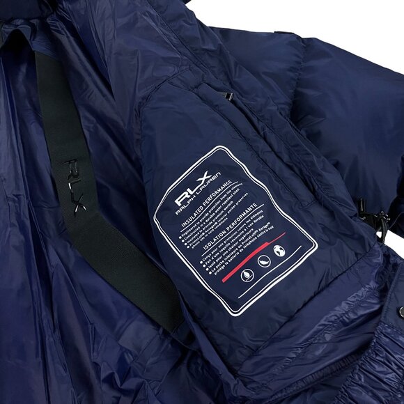 Ralph Lauren RLX Garston Hooded Down Puffer Ski Jacket Mens Size M Navy NWT - Picture 12 of 13